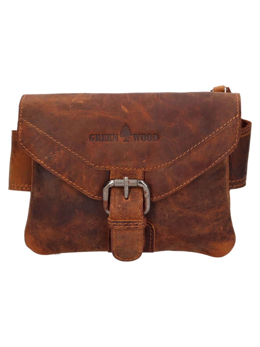 Pánská kožená ledvinka Greenwood Apolo – koňak